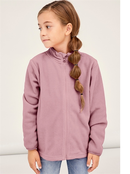 NAME IT Fleece Cardigan Spektra Wistful Mauve